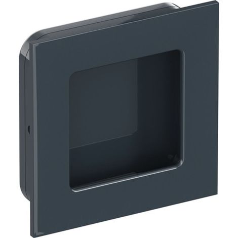 Maniglia per porta scorrevole 544.60 PA 92 quadrato grigio lucido.HLT L.60mm P.60mm HEWI (1/3)