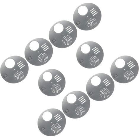 Lot de 10 portes d'entrée pour boîte à noix de ruche, plaque d'entrée (diamètre : 12,5 cm) - Équipement d'apiculture Outils pour ruche Outils d'apiculture