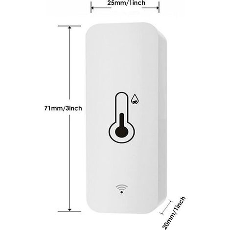 Sensore termometro/igrometro Wi-Fi, monitoraggio casa senza fili, controllo remoto, archiviazione dati (1/3)