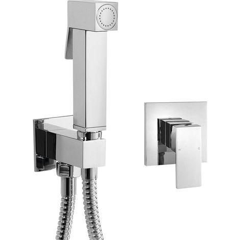 Sapho Spectre - Grifo empotrado para bidé, con ducha Stop, cromado 1102-46-01 (1/3)