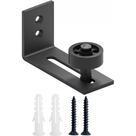 Ruedas para puerta corredera negras (1 unidad), adecuadas para puertas correderas y todo tipo de puertas deslizantes (1/5)