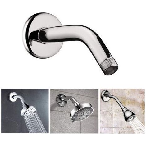 Professioneller Duscharm, Chrom, Edelstahl-Wandwinkel (1/5)