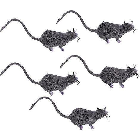 Lot de 5 accessoires animaux farfelus pour décorations d'Halloween (1/3)