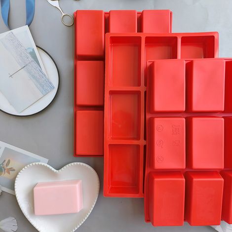 1Pc Silicone Mini Loaf Pans 9 Cavity Non-Stick Baking Mold for Bread Cake Soap (1/5)