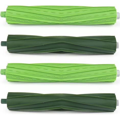 4 brosses à rouleaux, accessoires pour aspirateur iRobot Roomba，Accessoires pour Séries E (E5, E6), J (J7, J7+) & I (i3, i3+, i4, i4+, i7, i7+, i8, i8+) Robotique