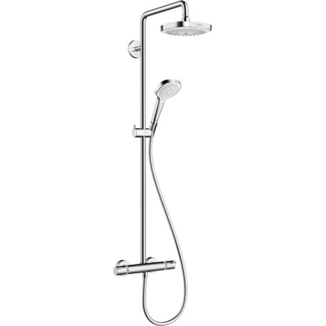 Douchette CROMA SELECT E 180 2 jets DN 15 EcoSmart avec/chrome (1/3)
