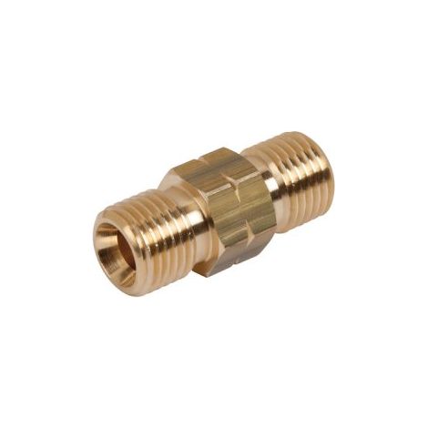 Raccord fileté double 2 x G 3/8" L pour tuyau de gaz propane ROTHENBERGER