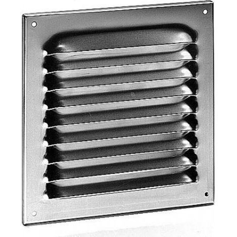 UPMANN Grille de protection contre les intempéries Alu 100x100 blanc avec moustiquaire - 54609 (1/3)