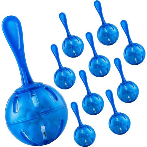 10 pièces - Boules nettoyantes pour déminéraliser l'humidificateur - Filtration et purification de l'eau, anti-jaunissement - 6x3 cm - Compatibles brumisateur et aquarium - Améliorent la qualité de l' (1/5)