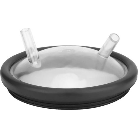 Coperchio e guarnizione per secchio del latte – accessorio per bidone del latte – mungitrice – due coperchi apribili – capra / pecora / mucca