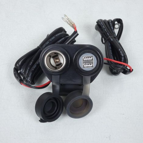 Double-prise allume-cigare 12V 120W / 2X USB 5V 2A Chaft IN782 (1/5)