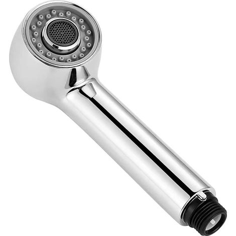 Douchette Robinet Cuisine 2 Jets Tête de Douche Remplacement Douchette pour Mitigeur Cuisine, Chromé (1/5)