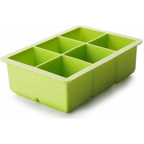 ibili Moule XL en silicone vert pour glaçons (1/2)