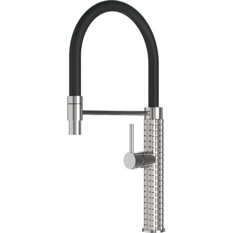 Mitigeur de Cuisine avec Bec Flexible Granitan Fano Chromé (1/5)
