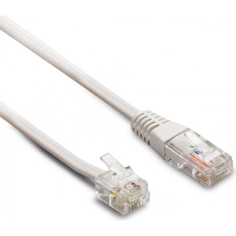 Câble téléphonique RJ45/RJ11 - 1,8 m (1/2)