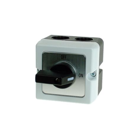 Boite Commutateur Rotatif 4 Poles 2 Positions 90 Deg ON/OFF, 20A PE20A-A4-90