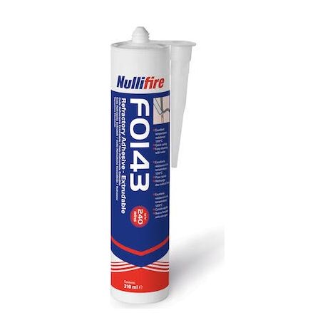 Mastic colle réfractaire coupe feu Nullifire FO143 310ml Illbruck