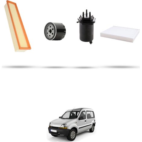 Kit tagliando 4 filtri compatibile con Renault Kangoo 1.5 dci 50kw dal 2005 (1/5)