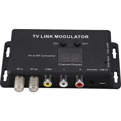 Modulateur UHF TM70 LINK - Apparence - Produit breveté - Récepteur infrarouge - Plastique - Convertisseur domestique/professionnel (1/5)
