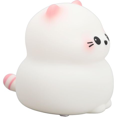 Adorable Veilleuse Chat Mignon avec 3 Réglages de luminosité (1/5)