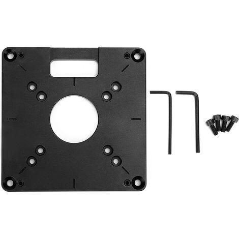 Grundplatte aus Aluminiumlegierung für Fräs- und Hobelmaschinen – Zubehör für die Holzbearbeitung (1/5)