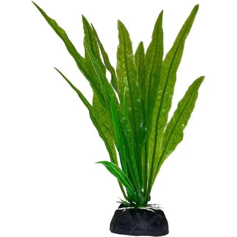 Kunststoff-Aquariendekoration, die Wasserpflanzen und Algen imitiert. (1/5)