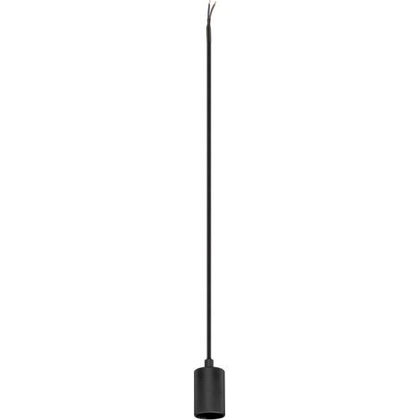 E27 FITU PD suspension rainuré long. 500 cm câble nu 1 x max. 15 W noir - SLV - 1010420