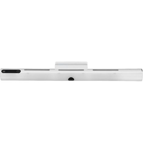 Barre lumineuse RGB rechargeable avec télécommande, 3 couleurs réglables, batterie 1800 mAh, fixation magnétique, pour armoire, placard ou bureau (blanc). (1/5)