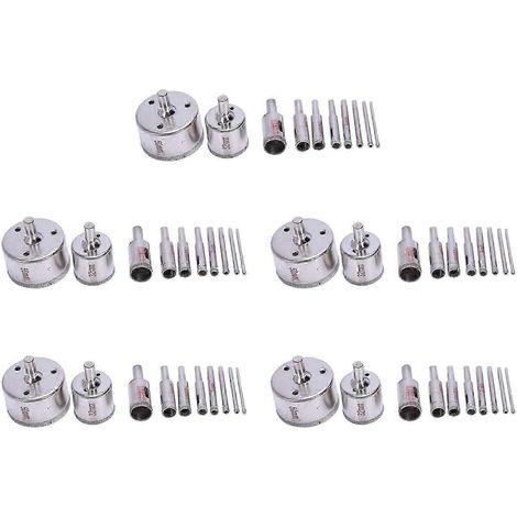 50-teiliges Diamant-Lochsägen-Set (3–50 mm) für Fliesen, Keramik, Marmor und Glas – JXLGV (1/5)