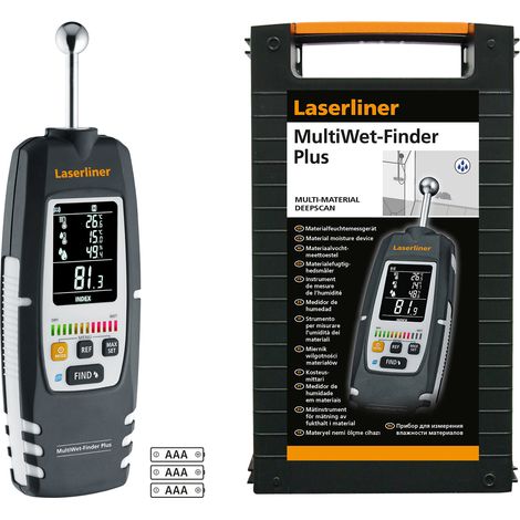Laserliner Materialfeuchtemessgerät Elektronisch MultiWet-Finder Plus