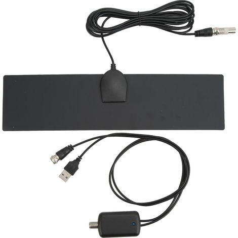 Antenne TV numérique intérieure double bande 980 km, 25 DBI, amplificateur intégré HDTV (1/5)
