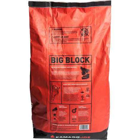 Charbon de bois 9 kg pour barbecue – 100% bois dur d'Argentine – Brûle jusqu'à 18 heures – Économique et réutilisable – Kamado Joe