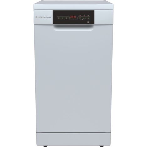Candy – Lave-vaisselle 45cm 10 couverts 47dB – 9 programmes dont hygiénique 75°C – Consommation 9L/cycle – CDPH2D1047W