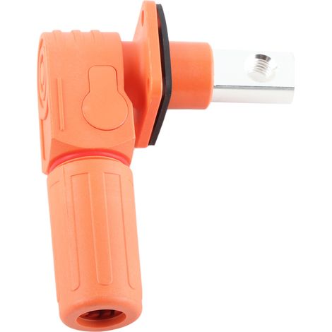 Lot de 2 connecteurs de stockage d'énergie pour batterie M8 200 A, 1 borne, accessoire pour véhicule, orange