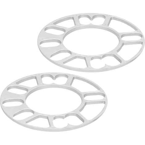 2 entretoises de roue en alliage d'aluminium, ID 78mm, OD 150mm, épaisseur 5mm, pour jantes 4/5 trous (1/5)