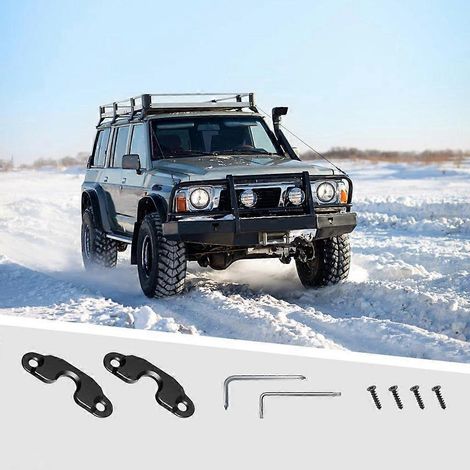 Kit de fixation pour pare-soleil en aluminium avec clips de fixation, compatible avec les modèles 2018. (1/4)