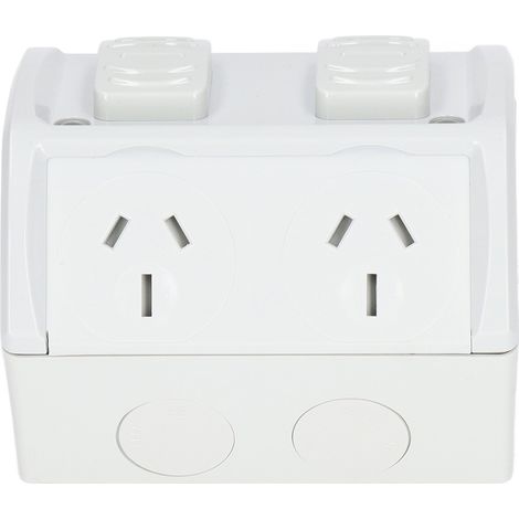 Prise étanche 3 trous 220V 15A Norme AU pour Extérieur - Sortie de courant résistante à l'eau (1/5)