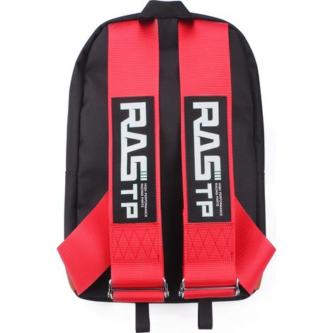 RASTP Bride Racing Backpack/Shoulder Bag with Modified Shoulder Straps, Multi-functional Motorcycle Bag - Red