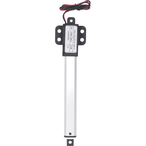 Actionneur de mouvement linéaire DC24V, vitesse 4 mm/s, course 100mm, 150N, électrique Miniature pour canapé, Table TV, ouvre-fenêtre (1/5)
