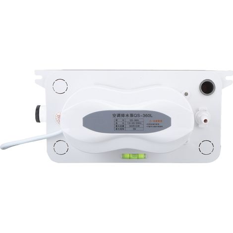 Pompe de vidange silencieuse à haut débit 360 L/h 20 W pour climatiseurs, cuisinières et déshumidificateurs, avec réservoir d'eau de 1800 ml et indicateur de niveau. (1/5)