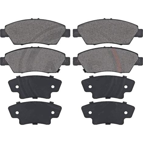 KIT PASTIGLIE FRENO ANTERIORI compatibile con HONDA CIVIC VII COUPE (EM2,EU,EP,EV,ES,ET) / PASTIGLIE FRENANTI AUTO OEM FDB776 FDB613 FDB1444 , / SOSTITUZIONE DIRETTA / BASSA POLVERE / SILENZIOSO