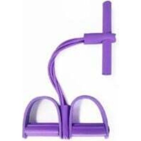 Corde de tension multifonctionnelle, 6 tubes de résistance à la traction de la pédale de yoga, corde de tension en latex naturel, équipement de fitness, pour exercices abdominaux abdominaux (1/5)