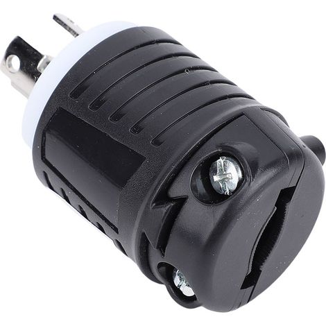 Prise d'adaptateur de verrouillage de générateur 15A pour NEMA L5-15P pour prise de courant de terrain de camping RV. (1/5)