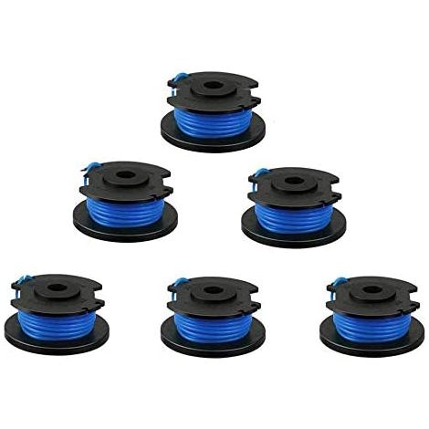 MINKUROW 6 Bobinas De Repuesto Para Recortadora De Hilo De 0,065" 18 V 24 V 40 V, Compatible Con Ryobi One+ Ac14rl3a, Línea De Recortadora Inalámbrica De 11 Pies (Paquete De 6) (1/5)