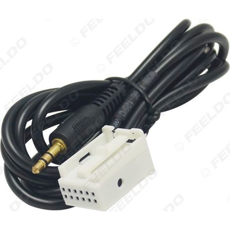Câble d'entrée audio AUX compatible avec Mercedes-Benz Comand APS NTG/W169 W245 W203 W209