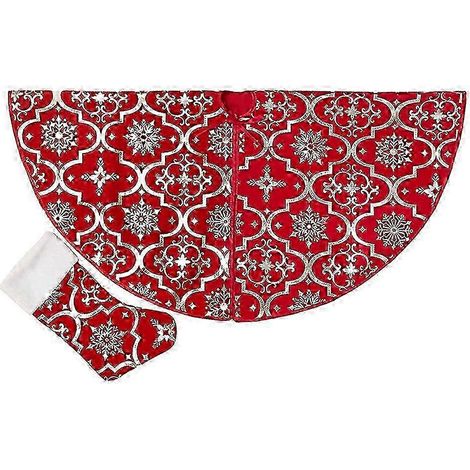 Jupe de sapin de Noël 2025, tapis de sol, décoration intérieure, boule de Noël (1/3)