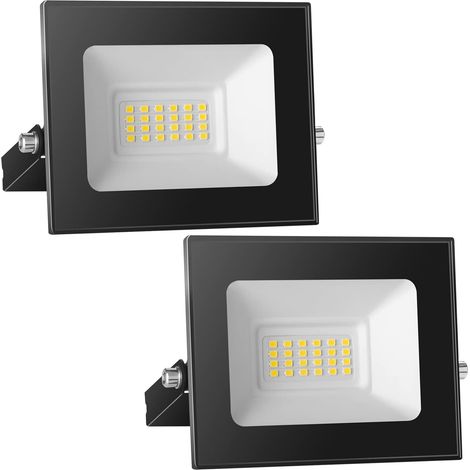 Spot LED 12V DC, 20W Superlight Projecteur IP65 Étanche, 6000K Blanc Froid Applique Murale Extérieure, 2000LM Projecteur Idéal pour Jardin, Cour, Terrasse, Garage (1/5)