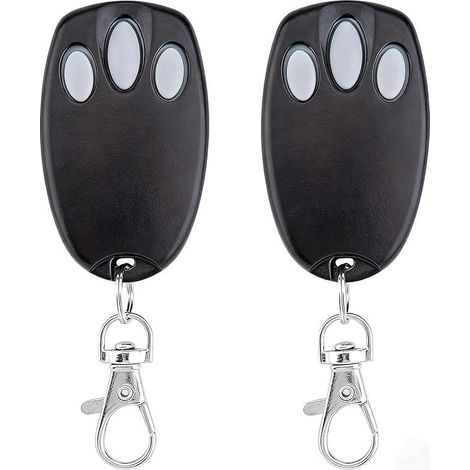 Chamberlain Lot de 2 télécommandes de rechange pour porte de garage Chamberlain 94335E, 84335E, ML500, ML700, ML850, Merlin+ C945, C840 Security, 433,92 MHz (1/5)