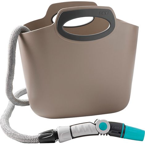 'TUBO ESTENSIBILE PER GIARDINO IN KIT ''AQUAPOP 30'' col. tortora' col. tortora