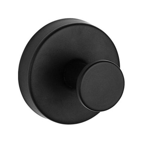 Crochets Ventouse Sous Vide, 2PCS Crochet Mural d'Aspiration,Ventouse Salle de Bain Étanche, Amovible et Réutilisable Crochet Mural Ventouse pour Cuisine, Porte en Verre (Noir) (1/5)